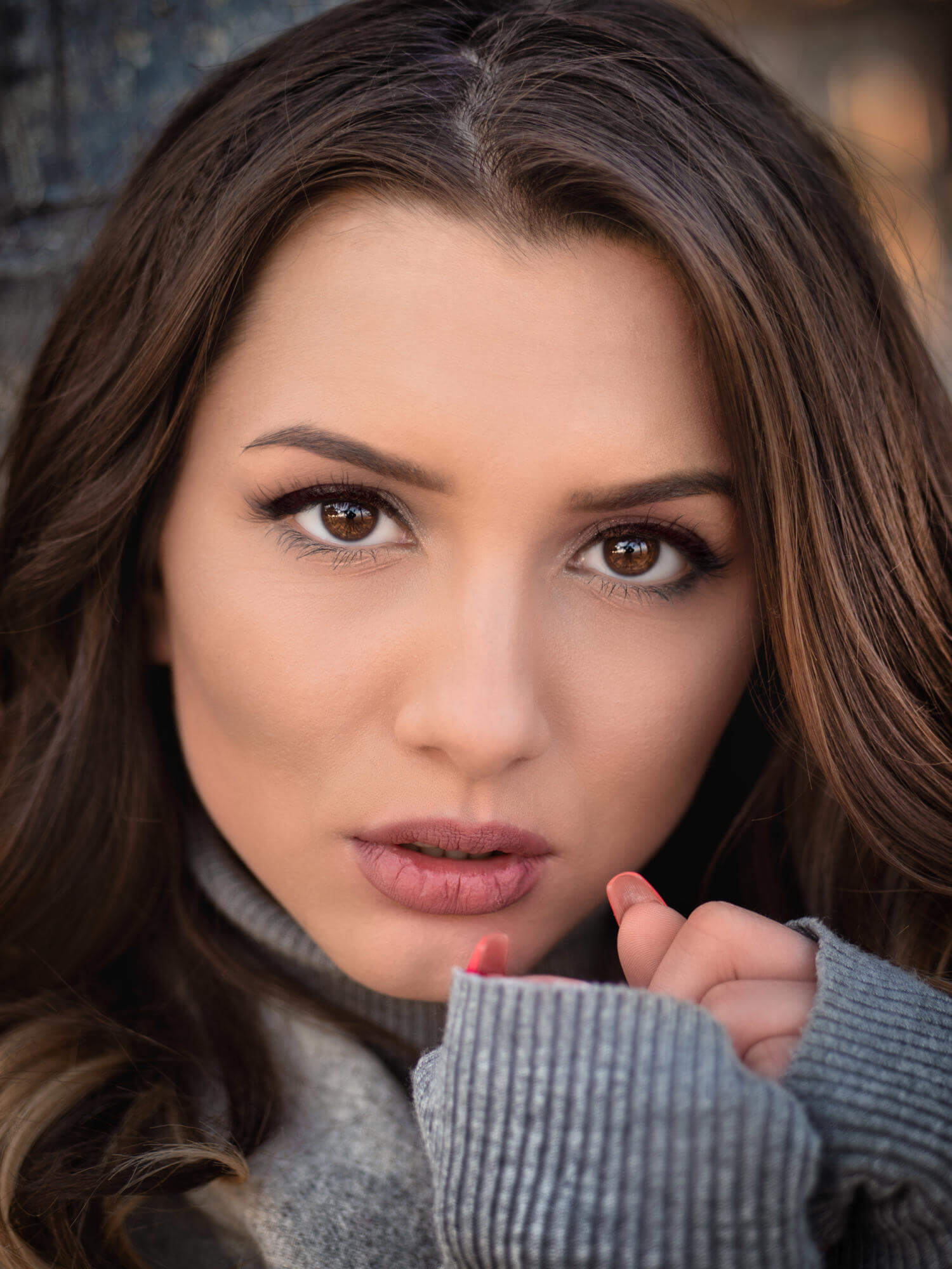 Джулиана Кирилова - зимна фотосесия