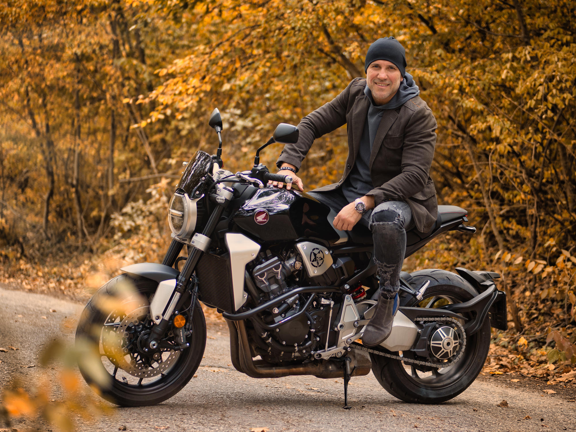 Рая и Никола - есенна фотосесия с мотор