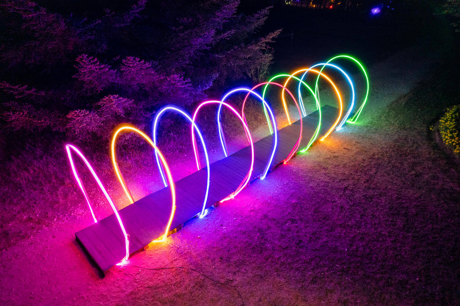 Светлинно шоу - Luminos - Рекламна фотография
