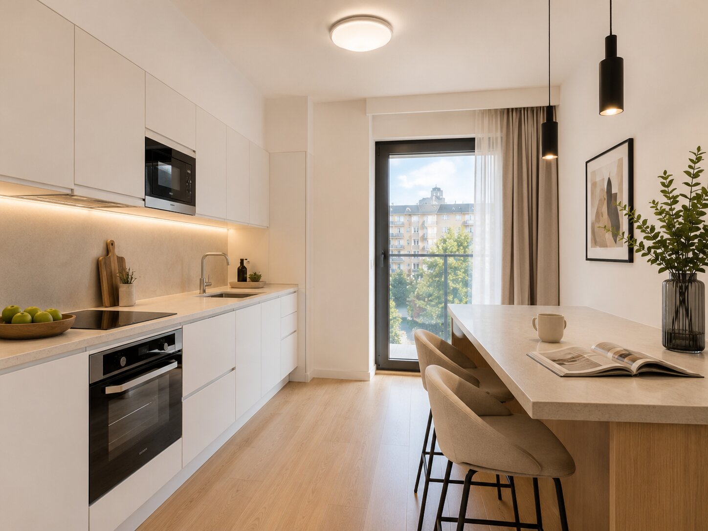 Интериорна фотография за Airbnb апартамент